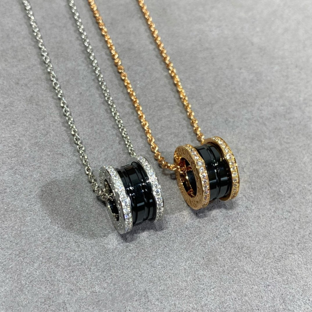 [BIJOUX]ZERO 1 DIAMOND CERAMIC NECKLACE