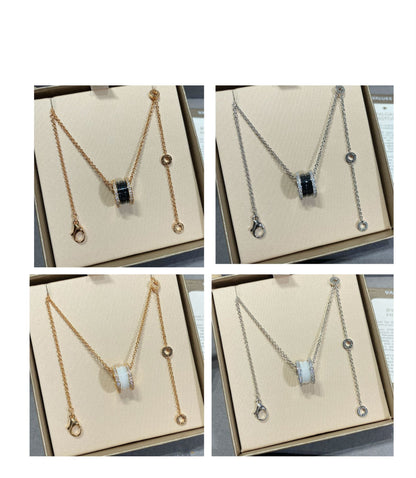 [BIJOUX]ZERO 1 DIAMOND CERAMIC NECKLACE