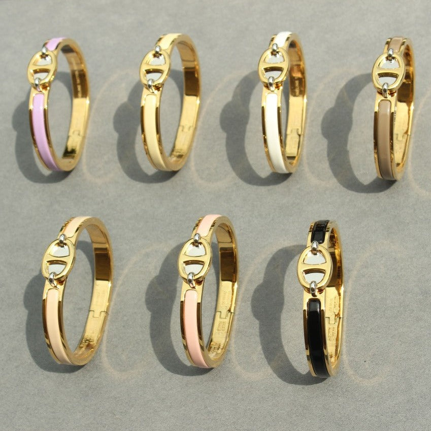 [BIJOUX]CLIC CHAINE GOLD BRACELET