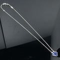 [Topon]CLOVER PIETERSITE SILVER LONG NECKLACE