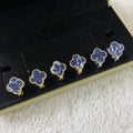 [Topon]CLOVER PIETERSITE MEDIUM STUD EARRINGS