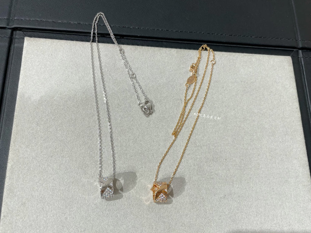[BIJOUX]LIENS EVIDENCE DIAMOND PAVED NECKLACE