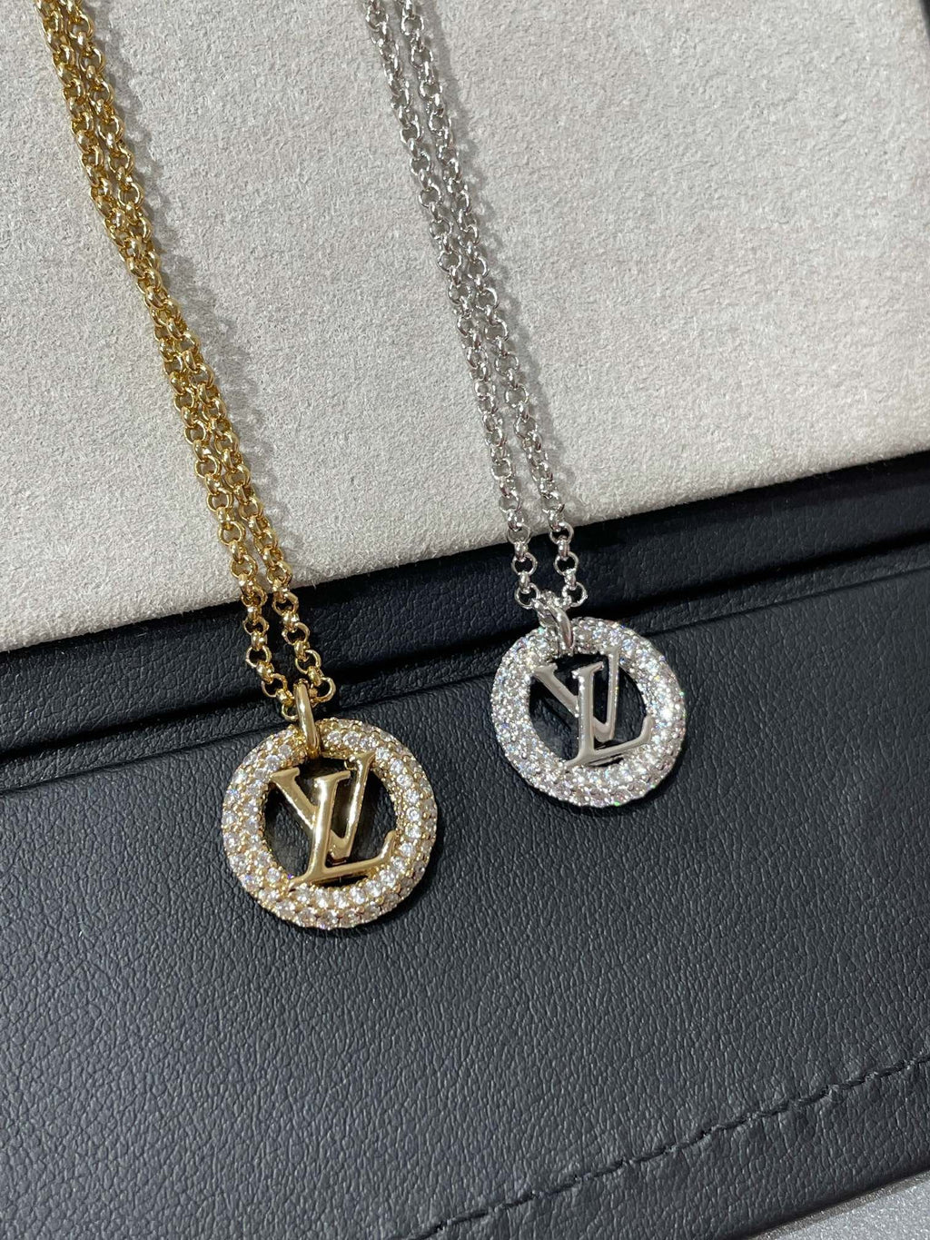 [BIJOUX]BY NIGHT DIAMOND PAVED NECKLACE