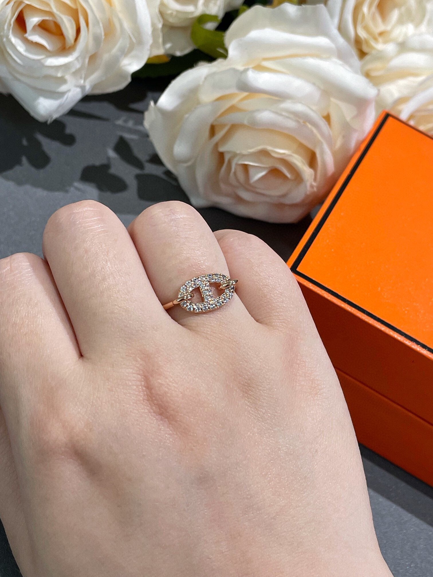 [BIJOUX]RONDE SMALL DIAMOND RING