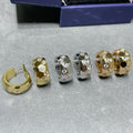 [BIJOUX]BEE LOVE DIAMOND HOOP EARRINGS