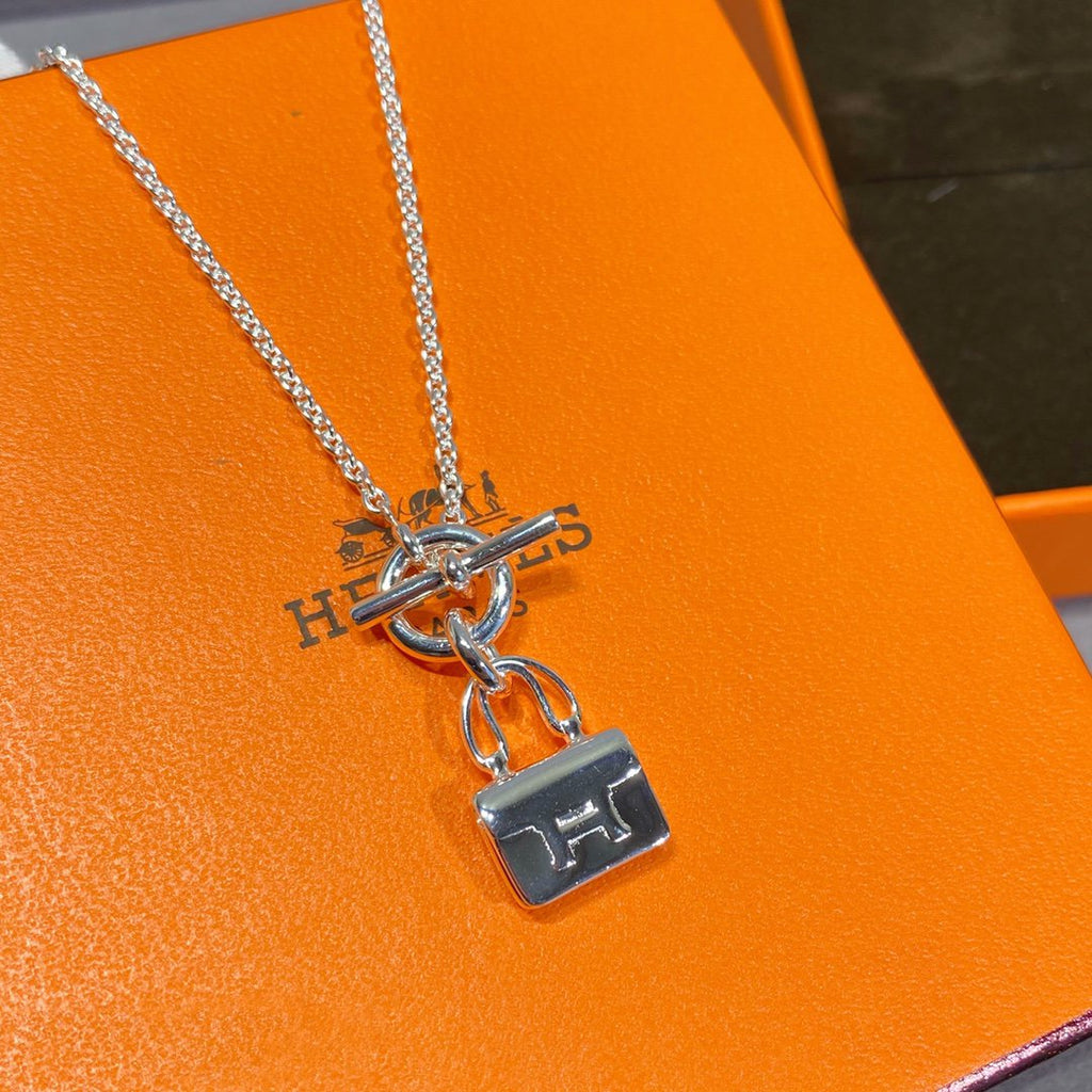 [BIJOUX]CONSTANCE PEDANT SILVER NECKLACE