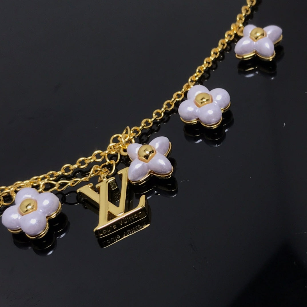 [BIJOUX]LOGO 6 MOTIF STAR AND SUN GOLD BRACELET