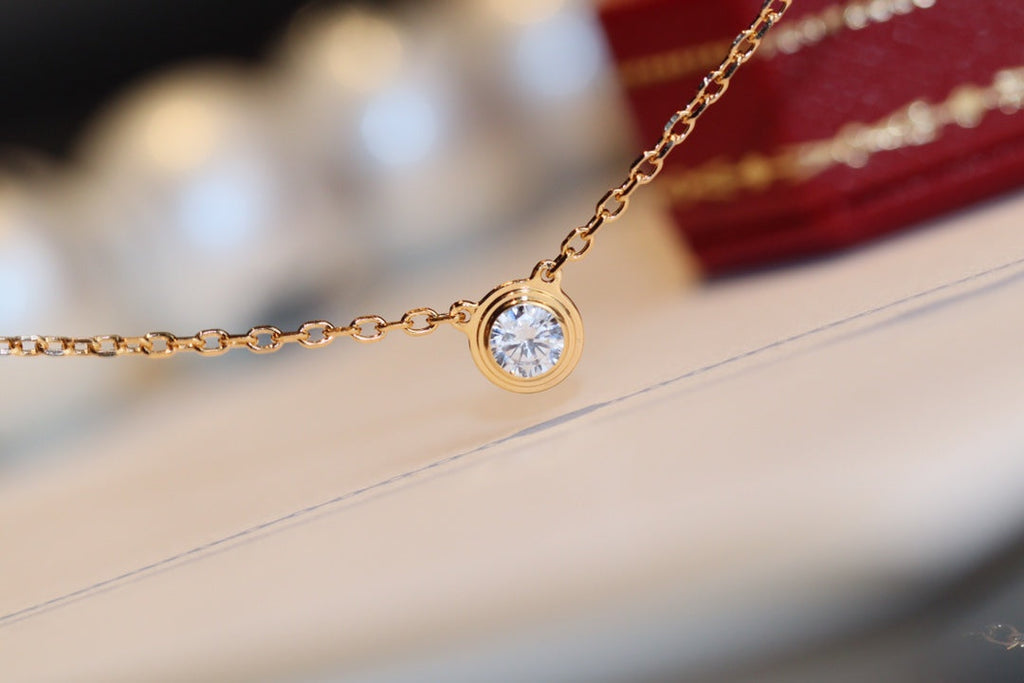 [BIJOUX]DAMOUR DIAMOND NECKLACE