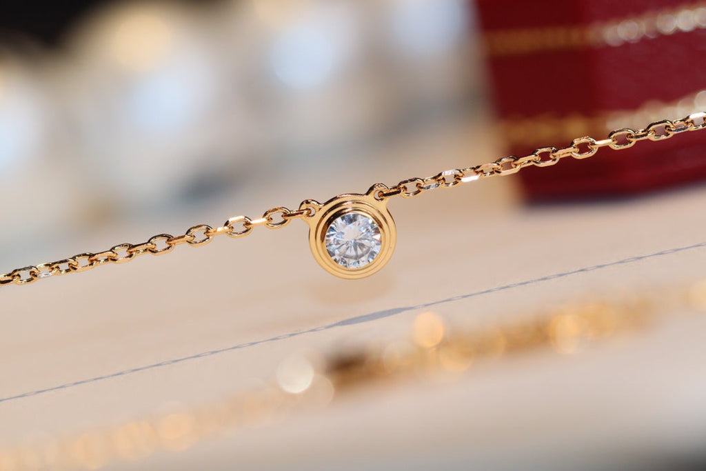 [BIJOUX]DAMOUR DIAMOND NECKLACE