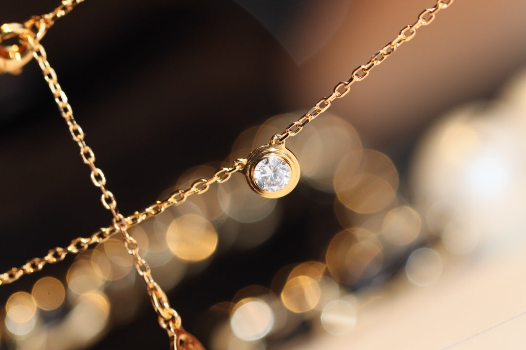 [BIJOUX]DAMOUR DIAMOND NECKLACE
