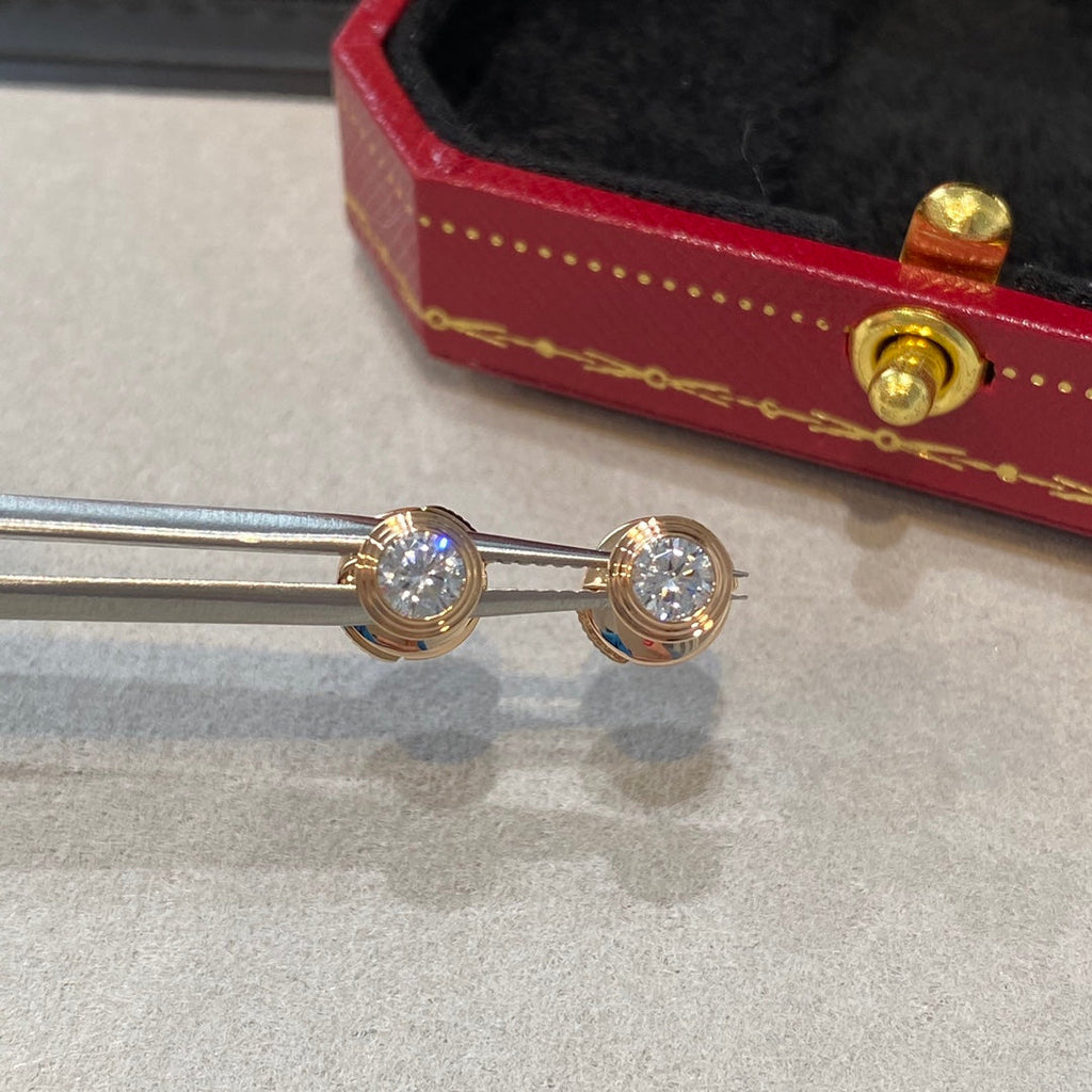 [BIJOUX]BOUCLES D'OREILLES DIAMANT DAMOUR