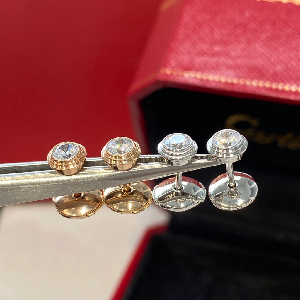 [BIJOUX]BOUCLES D'OREILLES DIAMANT DAMOUR