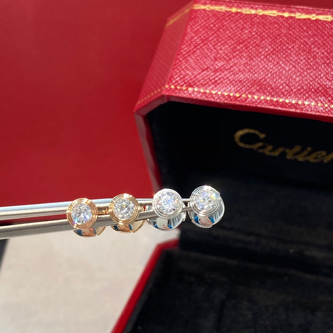 [BIJOUX]BOUCLES D'OREILLES DIAMANT DAMOUR