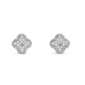 [Topon]CLOVER MINI DIAMOND STUD EARRINGS