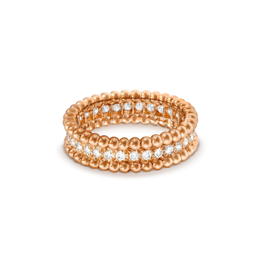 [BIJOUX]PERLEE DIAMOND ROSE GOLD RING