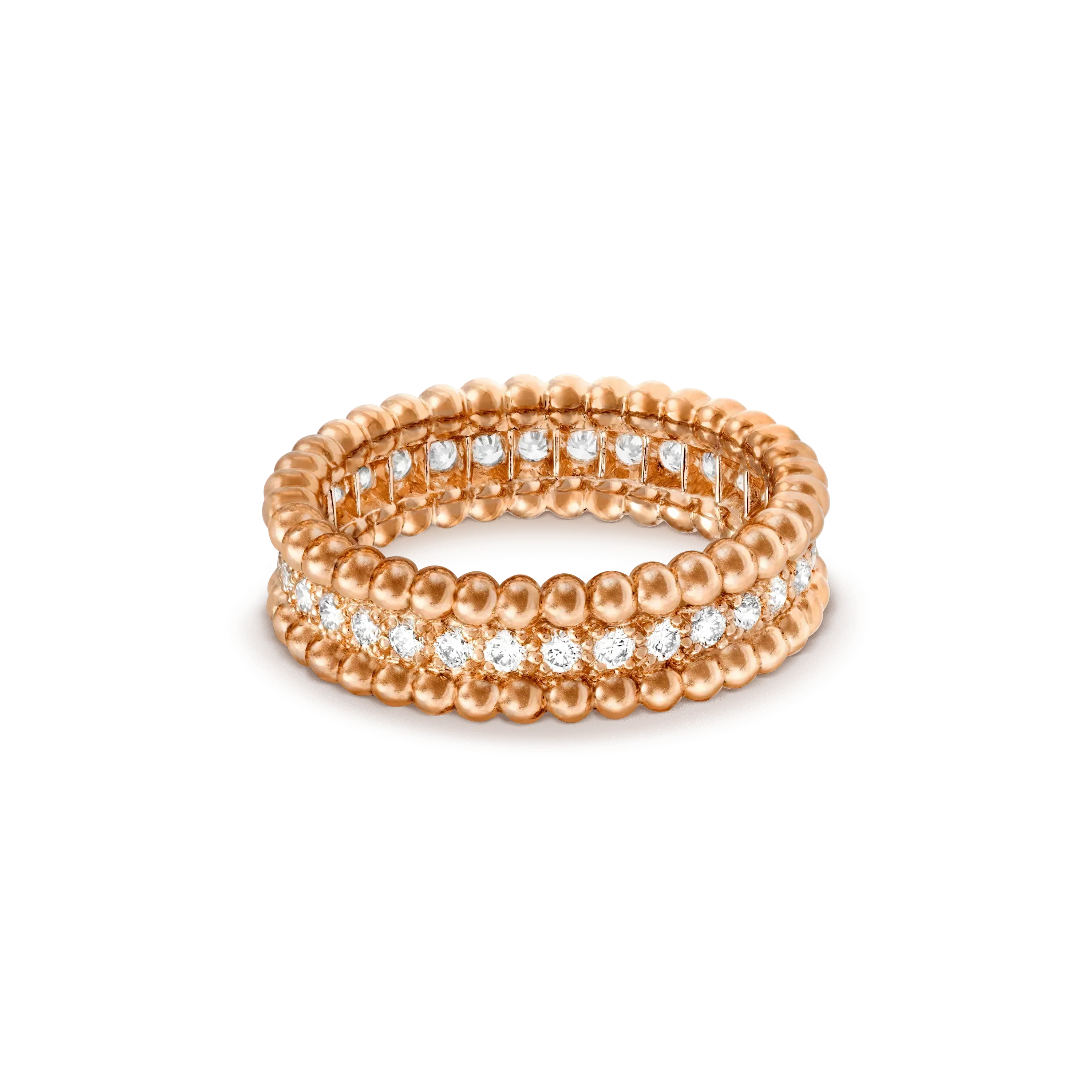 [BIJOUX]PERLEE DIAMOND ROSE GOLD RING