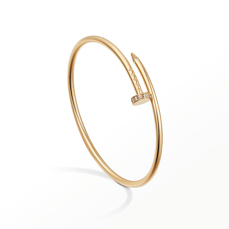 [BIJOUX]JUSTE BRACELET 2.5MM DIAMANTS