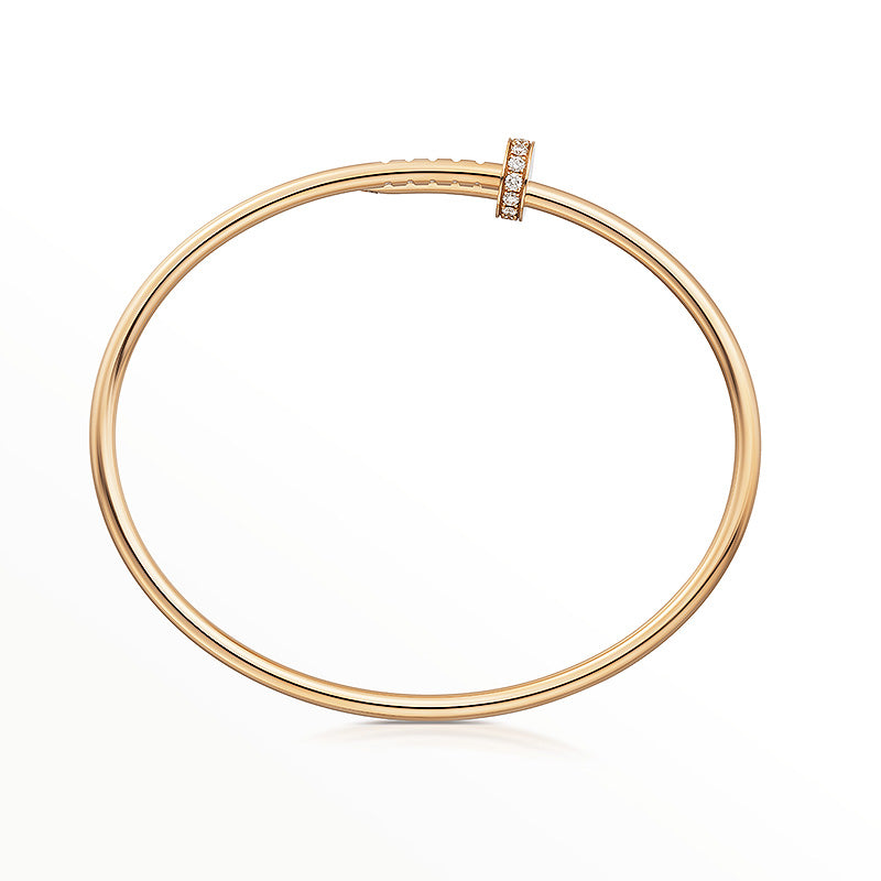 [BIJOUX]JUSTE BRACELET 2.5MM DIAMANTS