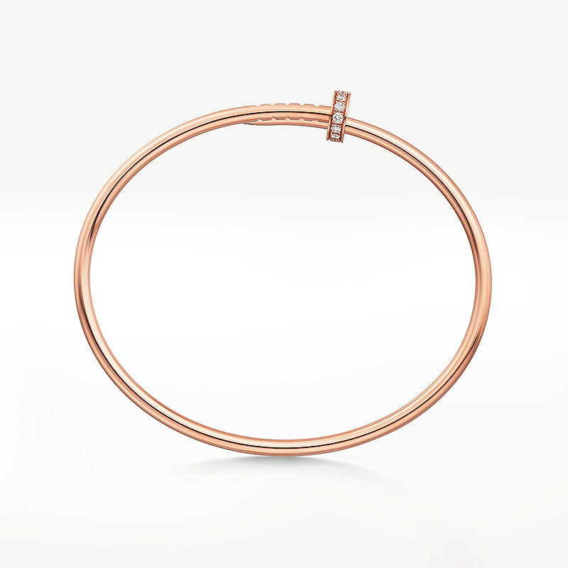 [BIJOUX]JUSTE BRACELET 2.5MM DIAMANTS