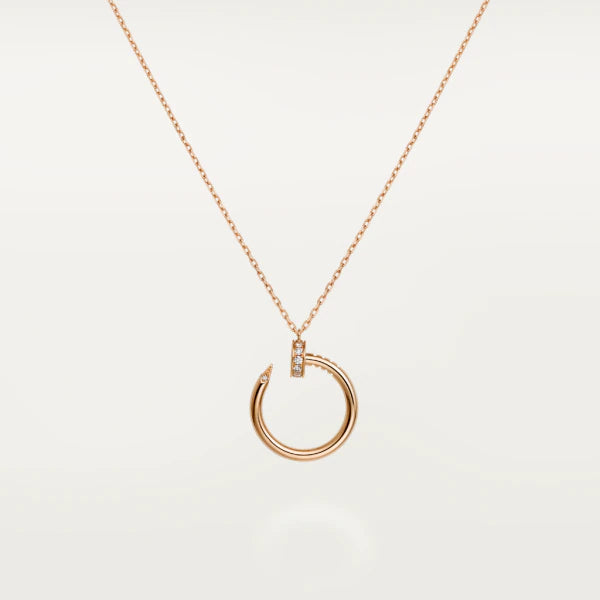 [BIJOUX]JUSTE NECKLACE PINK GOLD
