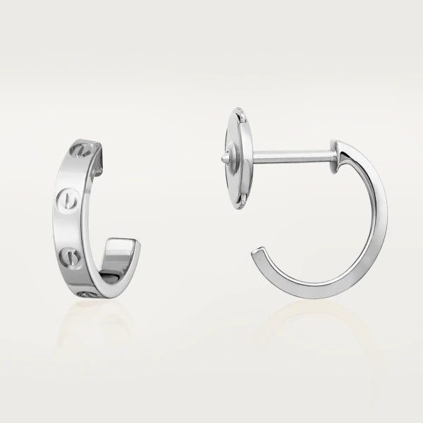 [BIJOUX]BOUCLES D'OREILLES LOVE 2.65MM ARGENT