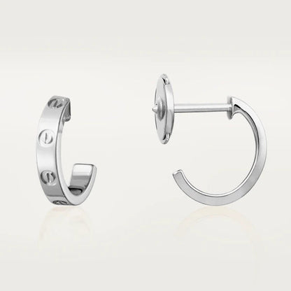 [BIJOUX]LOVE EARRINGS 2.65MM SILVER