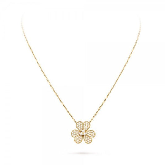 [Topon]FLOWER DIAMOND NECKLACE