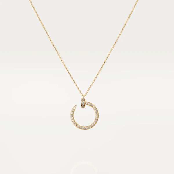 [BIJOUX]JUSTE NECKLACE GOLD DIAMONDS