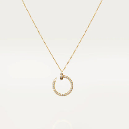 [BIJOUX]JUSTE NECKLACE GOLD DIAMONDS