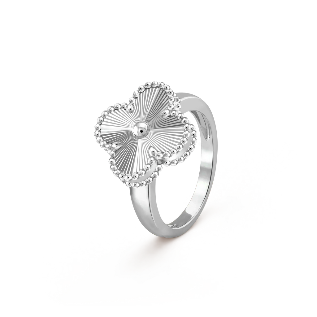[BIJOUX]CLOVER SILVER RING