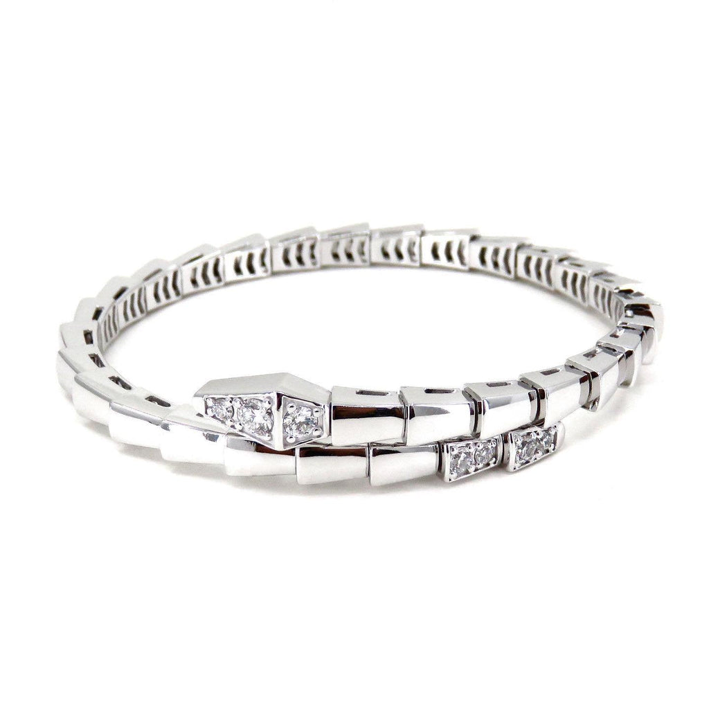 [BIJOUX]SERPENTI BRACELET DIAMONDS SILVER