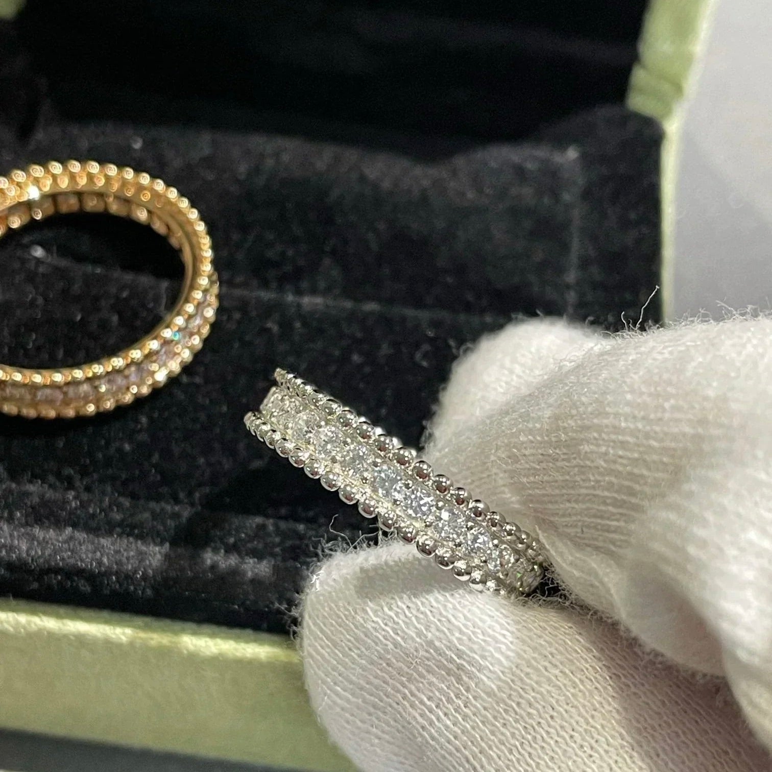 [BIJOUX]PERLEE DIAMOND SILVER RING