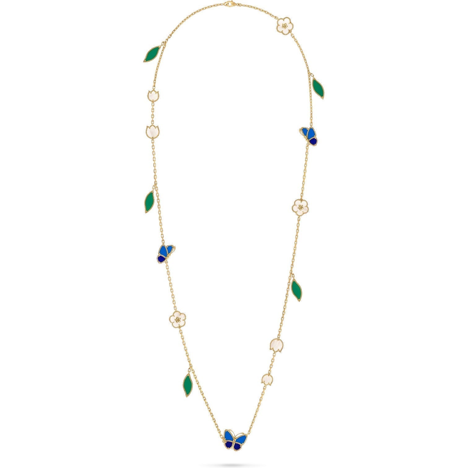 [Topon]LUCKY SPRING BUTTERFLY 15 FLOWER NECKLACE