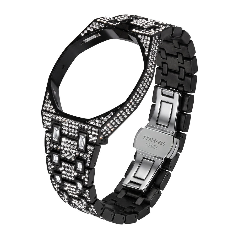 Topon Strap Exclusive Bioceramic Case & Bioceramic Strap Full Diamond
