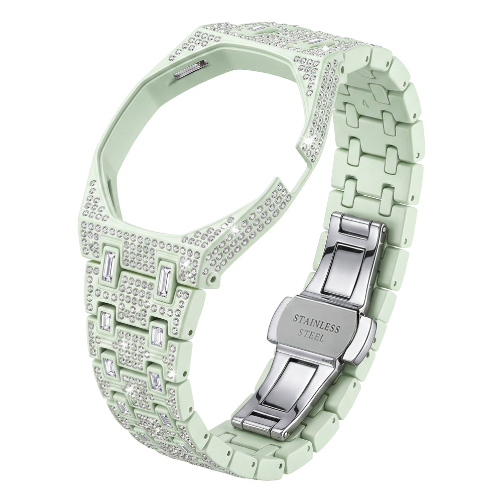 Topon Strap Exclusive Bioceramic Case & Bioceramic Strap Full Diamond