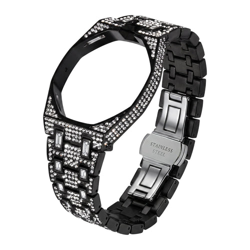 Royal Oak Pop Exclusive Bioceramic Case & Bioceramic Strap Full Diamond