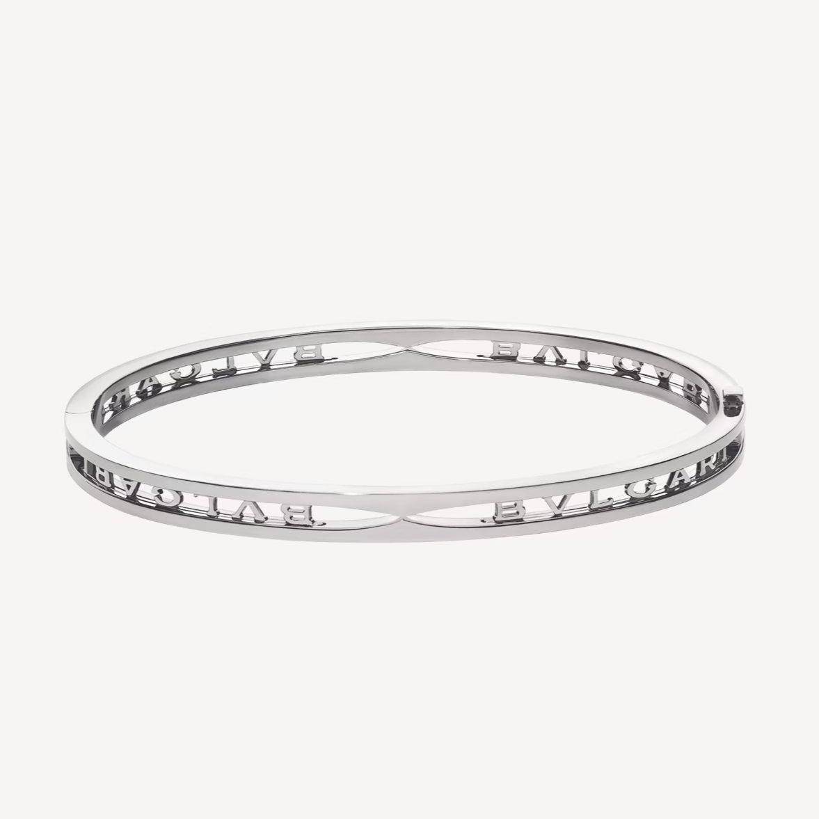 [BIJOUX]ZERO 1 SPIRAL LOGO SILVER BRACELET