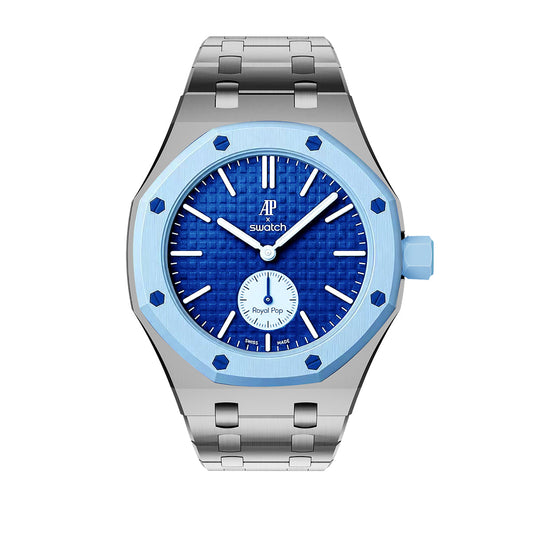 Oak Pop Exclusive Silver Steel Strap