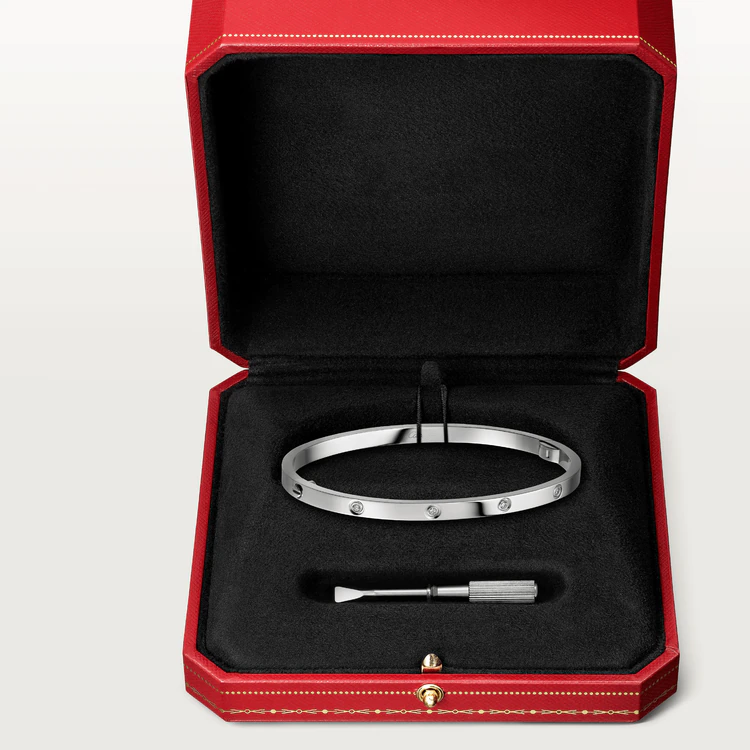 [BIJOUX]LOVE BRACELET 3.65MM 10 DIAMONDS