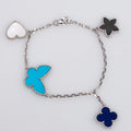 [Topon]LUCKY SPRING SILVER BRACELET 4 MOTIF