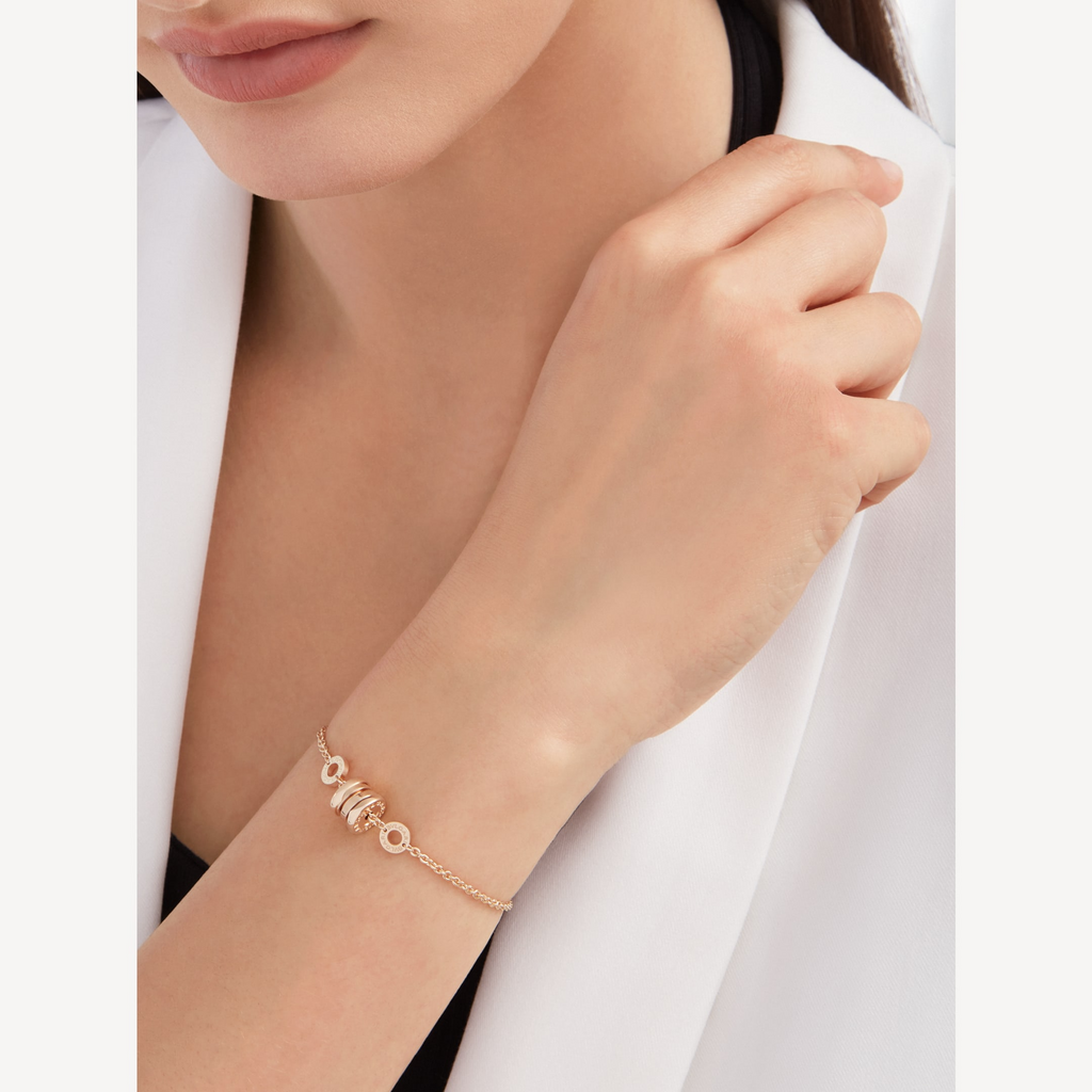 [BIJOUX]ZERO 1 SOFT PINK GOLD BRACELET