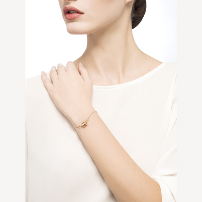 [BIJOUX]ZERO 1 SOFT GOLD BRACELET