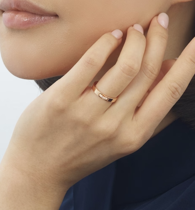 [BIJOUX]ALLIANCE LIENS VIDENCE DIAMOND 3MM RING