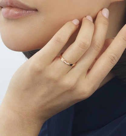 [BIJOUX]ALLIANCE LIENS VIDENCE DIAMOND 3MM RING