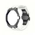 Oak Pop Black Steel Case & Silicone Strap
