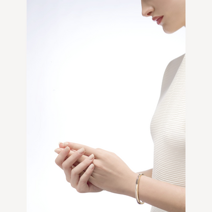 [BIJOUX]ZERO 1 スパイラル ピンクゴールド ブレスレット