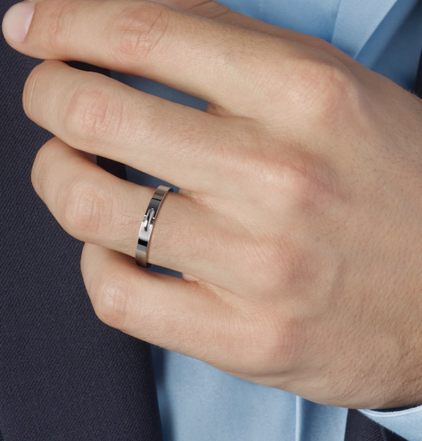 [BIJOUX]BAGUE ALLIANCE LIENS VIDENCE 3MM