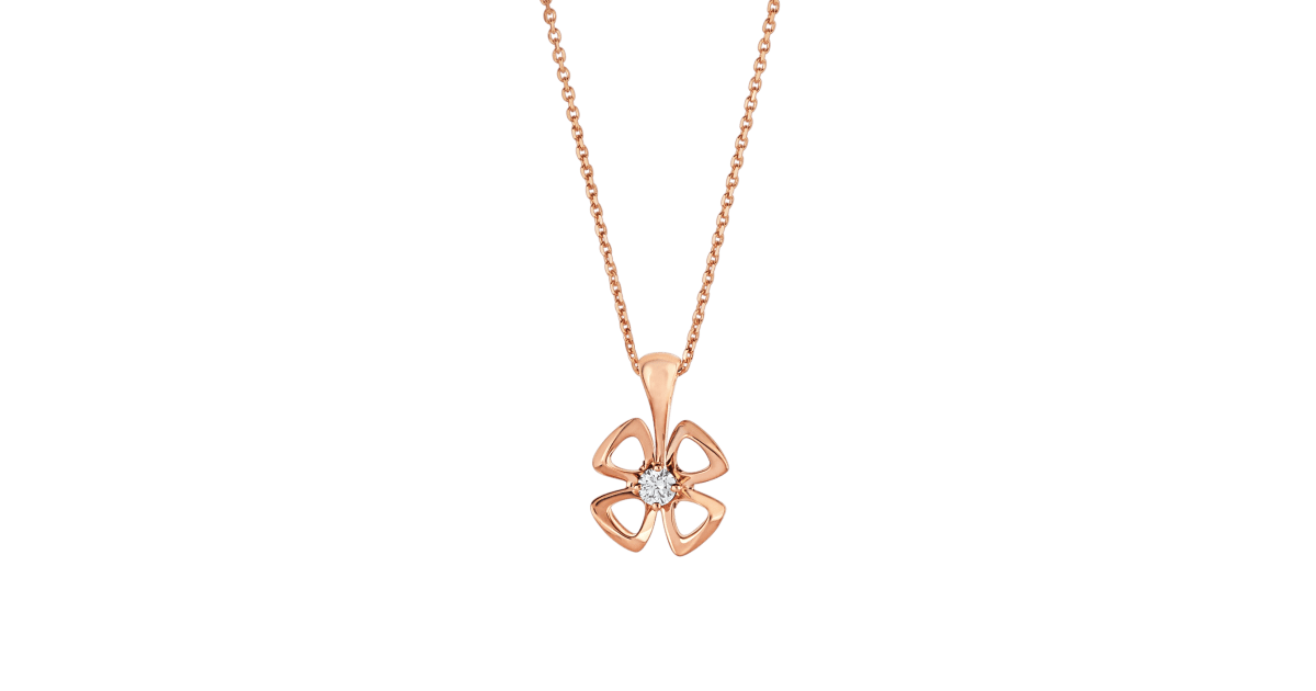 [BIJOUX]FIOREVER NECKLACE DIAMOND CENTER