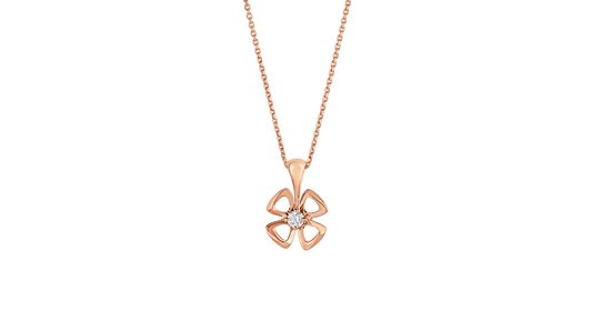 [BIJOUX]FIOREVER NECKLACE DIAMOND CENTER