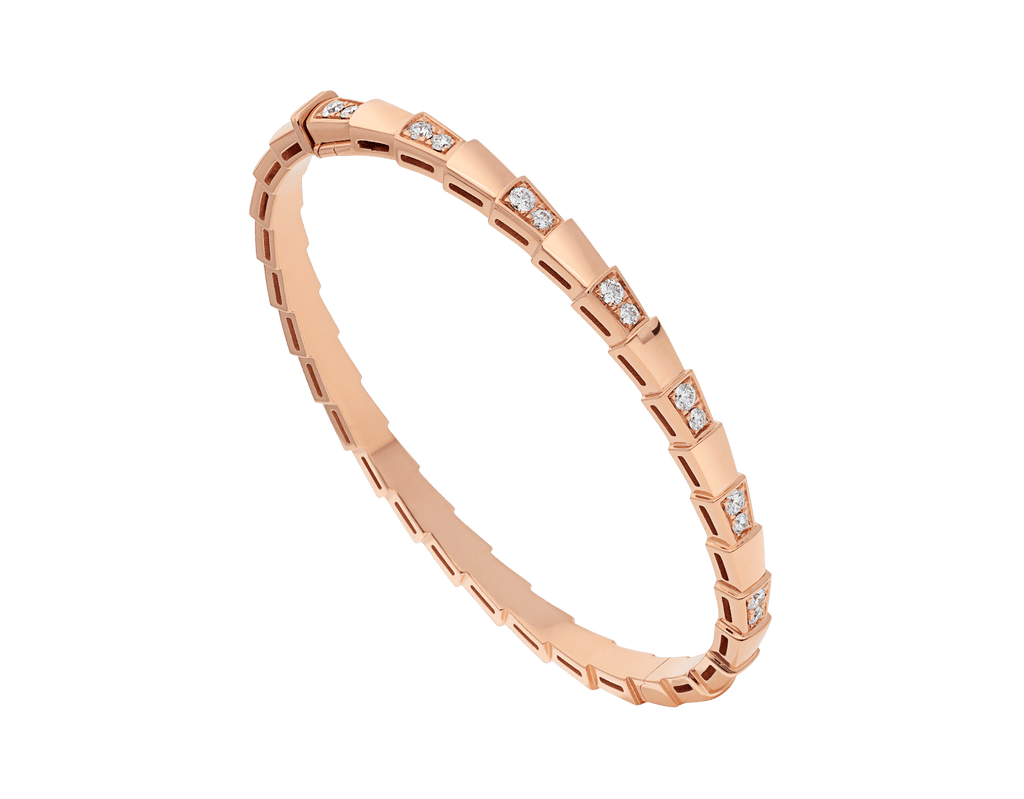 [BIJOUX]SERPENTI SMALL BRACELET PINK GOLD DIAMOND